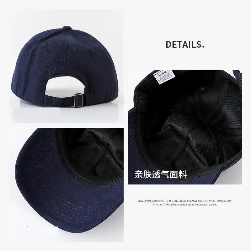 Large Size 60-65cm Soft Top Baseball Caps For Men Women Big Head Cotton