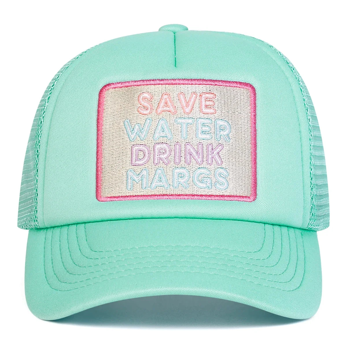 Unisex Drink Margs Embroidery Baseball Net Caps Spring and Summer