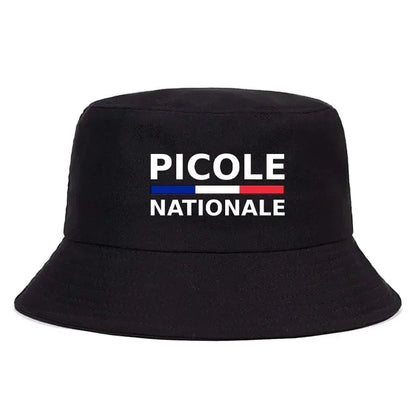 Summer Picole Nationale Bob Man Reversible Bucket Hat Women Cotton Fisherman Cap