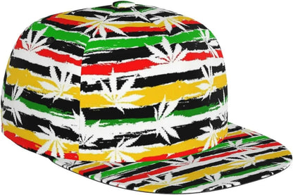 Jamaican Flag Baseball Cap Adjustable Fashion Casual Flat