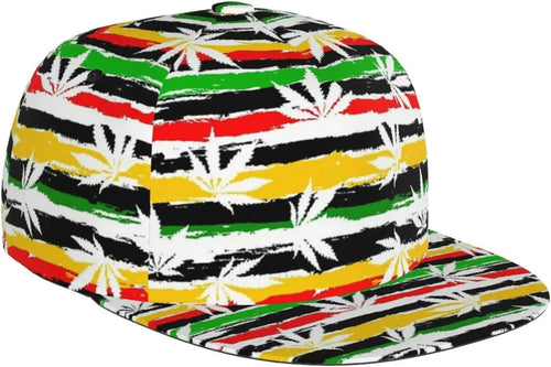 Jamaican Flag Baseball Cap Adjustable Fashion Casual Flat
