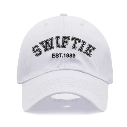 1989 Embroidery Baseball Cap for Men Women Unisex Washed Cotton