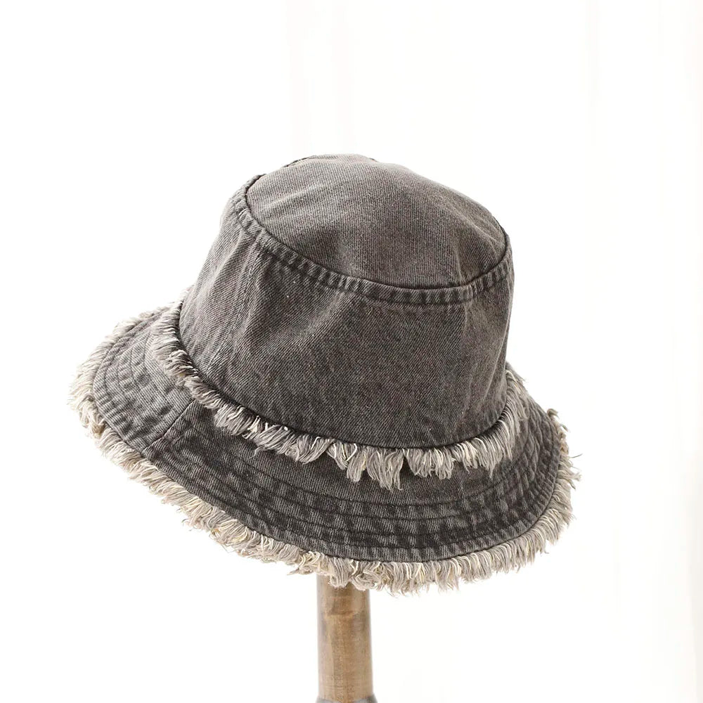 2025 New Fisherman Hat Vintage Denim Bucket Hats