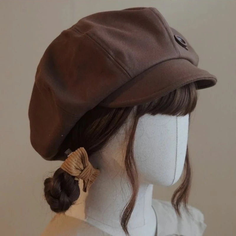 Korean Japanese Handmade Cloud Beret & Cap