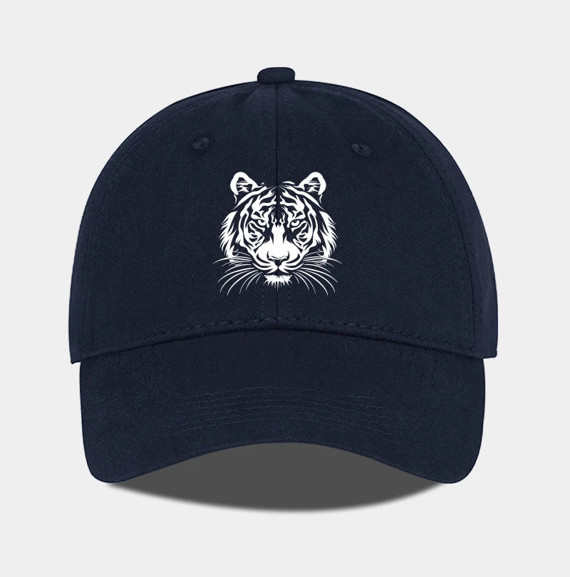 Tiger Head Print Baseball Cap Bold Vintage Wild Style Daily Commute Outdoor Hiking Camping Travel Perfect Gift