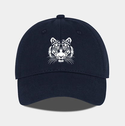 Tiger Head Print Baseball Cap Bold Vintage Wild Style Daily Commute Outdoor Hiking Camping Travel Perfect Gift