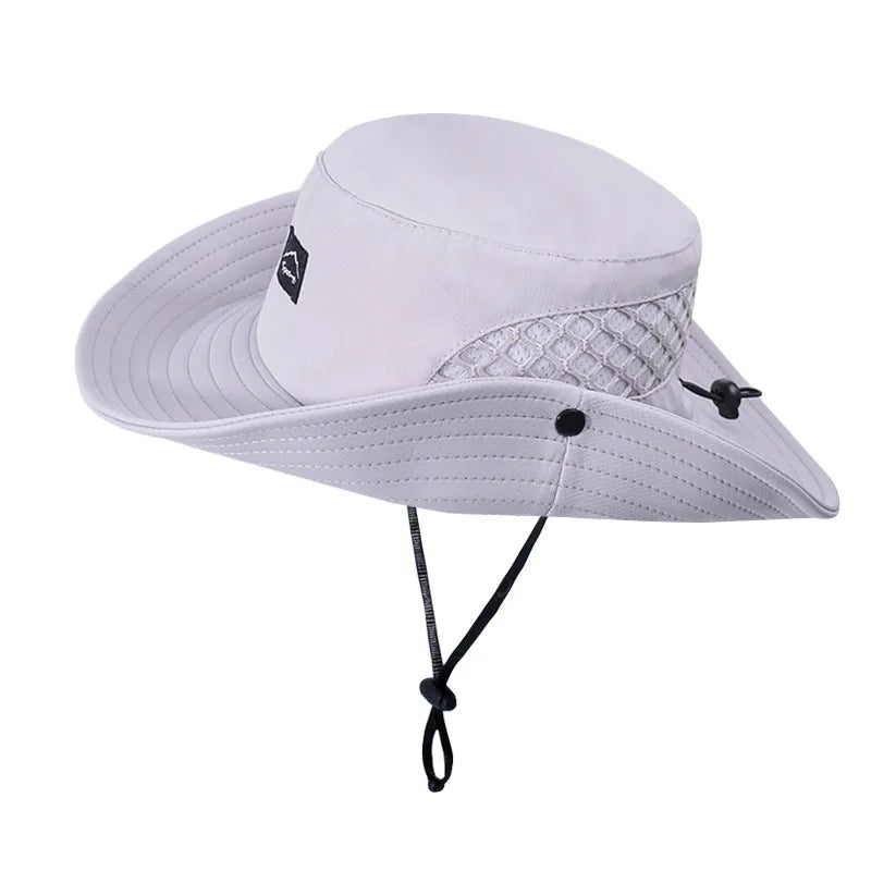 Men's Summer Bucket Hat Wide Brim Fisherman Caps