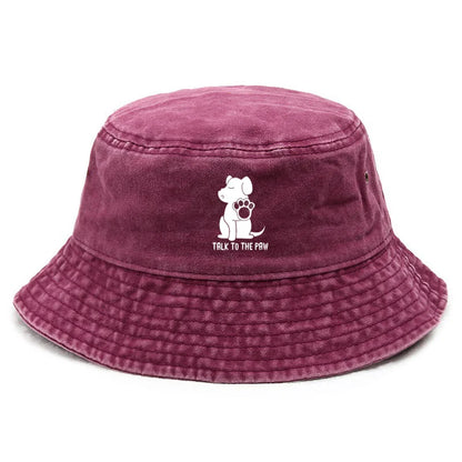 Bucket Hat Vintage Fishing Hat Outdoor Pet Adoption Cap Fashion Streetwear