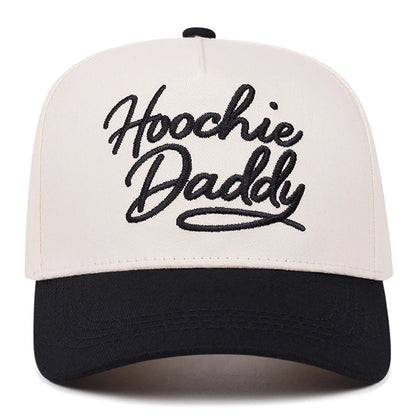 New Skateboard Hat Letter Hoochie Embroidered Hat Daily Commuter Decoration Sunshade Hat Unisex