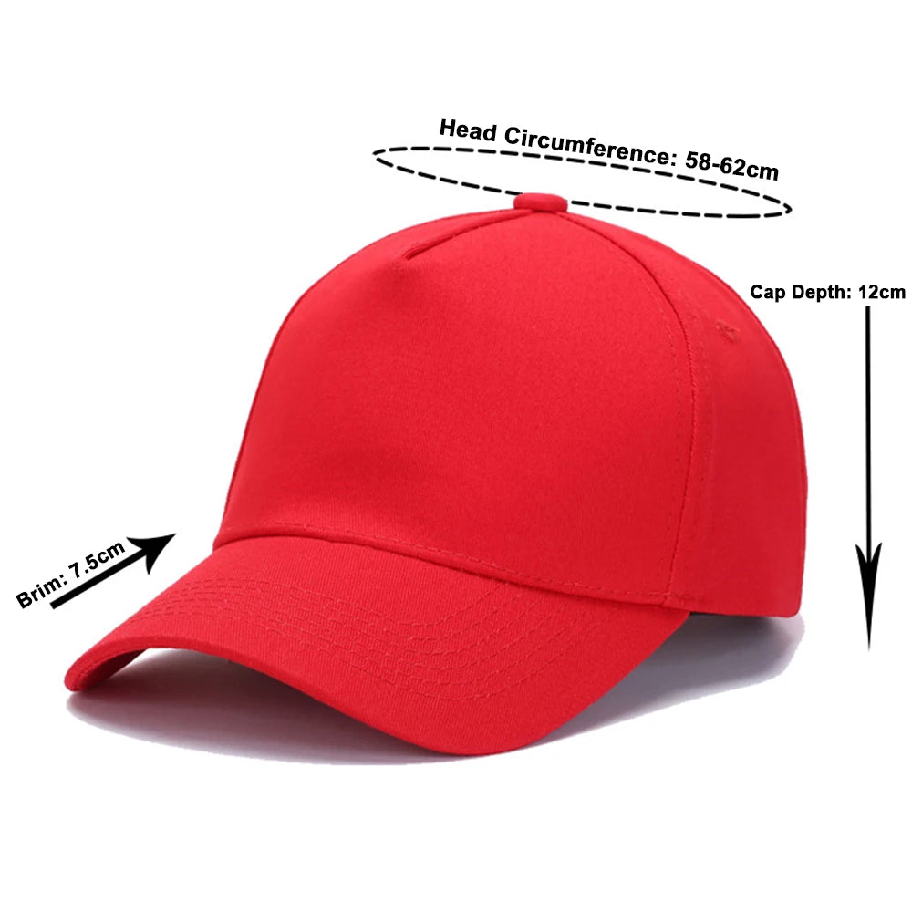 Athletic Baseball Cap Adjustable Size Graphic Print Ponytail Hats