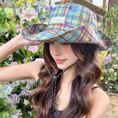 Sweet Star Women Sun Hat Fisherman Hat Japanese Style