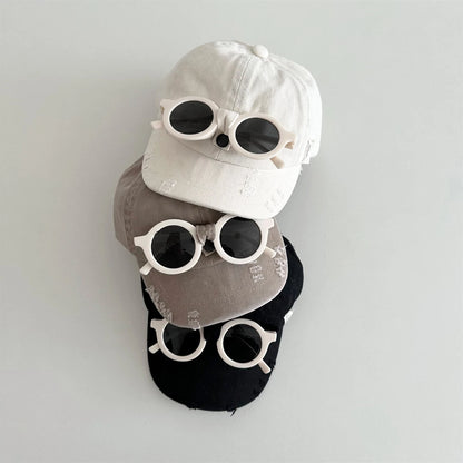 2026 New Spring Kids Baseball Cap Minimalist 3 Colors Children Peaked Cap