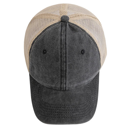 Unisex Colors Plain Baseball Cap Women Men Washed Cotton Cap