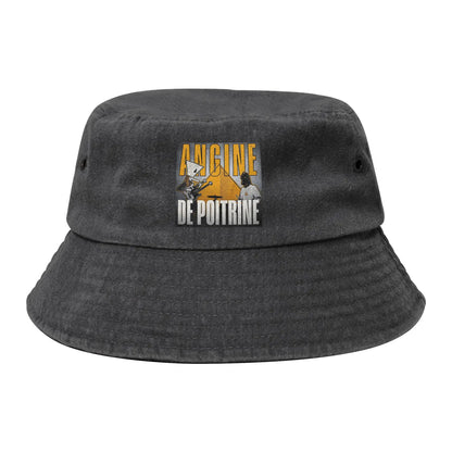 Men Women Distressed Denim Sun Hat  Bob Hat Fishing Cap Hiking