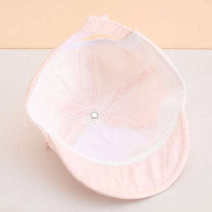 Infant Toddler Three Dimensional Small Wings YES Letter Soft Brim Baseball Cap Macaron Fresh Style