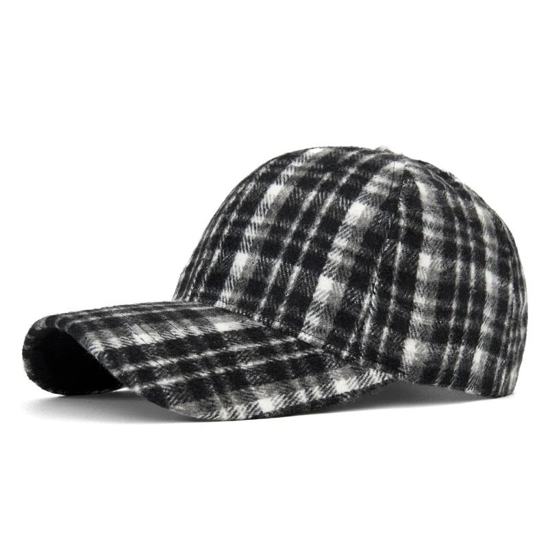 Men And Women New Classic Plaid Baseball Cap