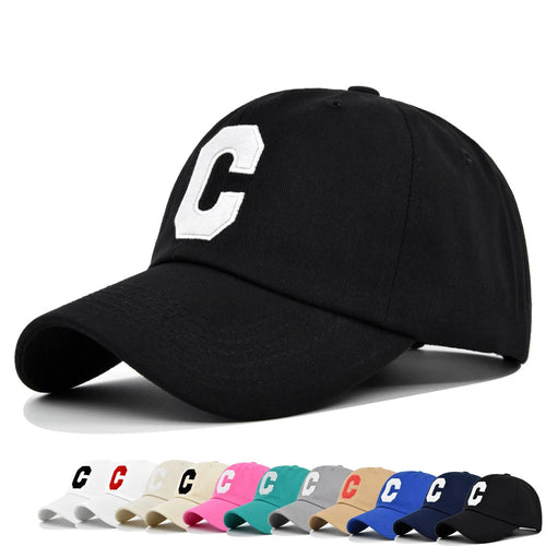 Baseball Cap Unisex C Letter Summer