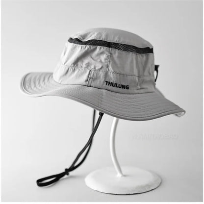 Summer New Quick-Drying Mesh Breathable Bucket Hat