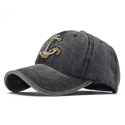 Hat Men Spring Summer Trend Embroidered Cowboy Baseball Hat Duck Tongue Hat Outdoor Travel Sunshade Hat