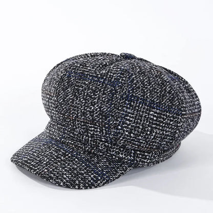 Women's Vintage Octagonal Beret, Newsboy Hat