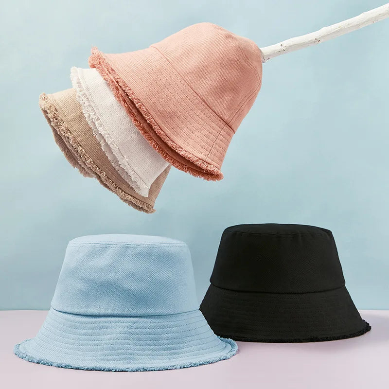 Summer Female Burrs Bucket Hats Harajuku Bucket Hat