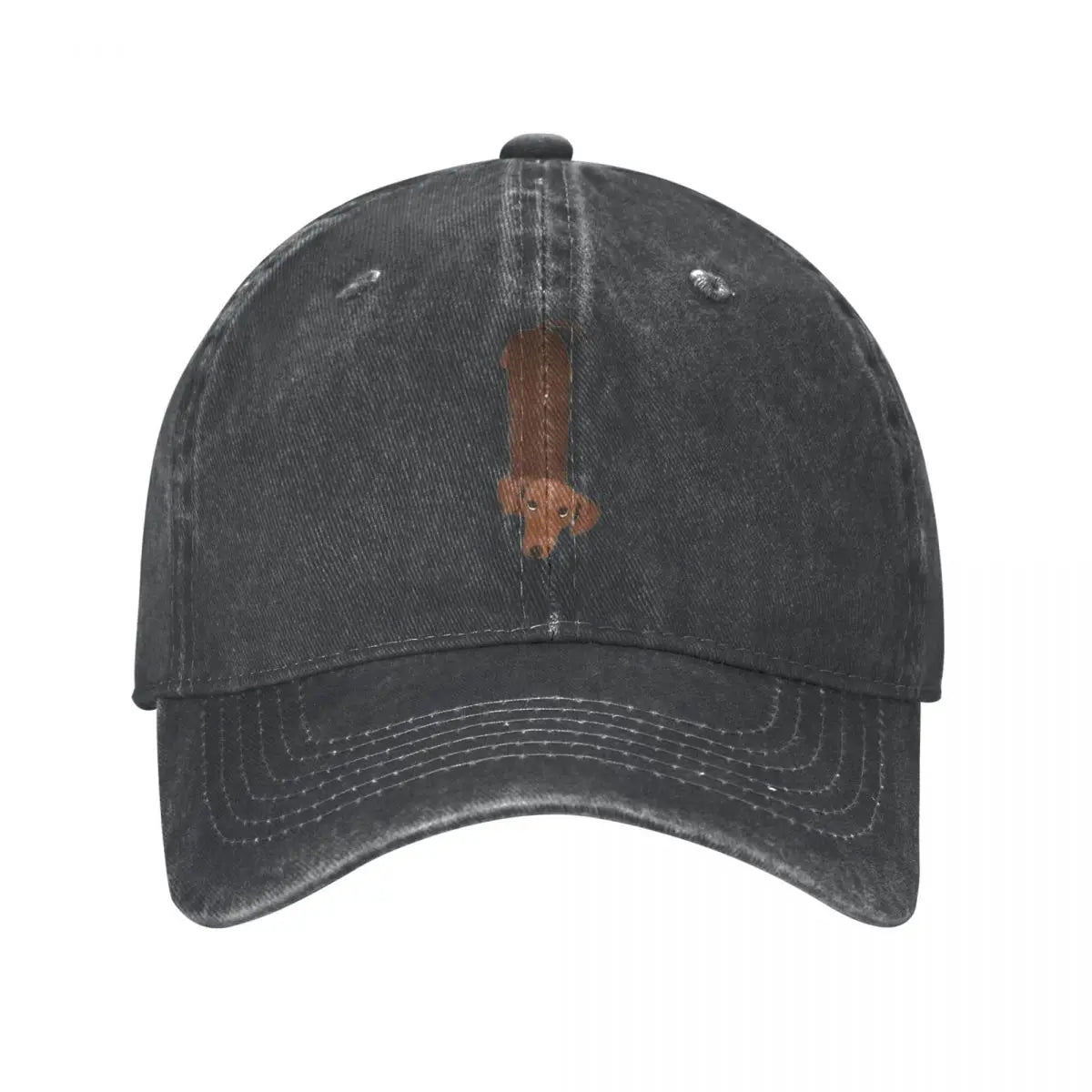 I Love My Wiener Dog Dachshund Baseball Cap Distressed Washed Caps Hat Fashion Outdoor Activities Sun Cap