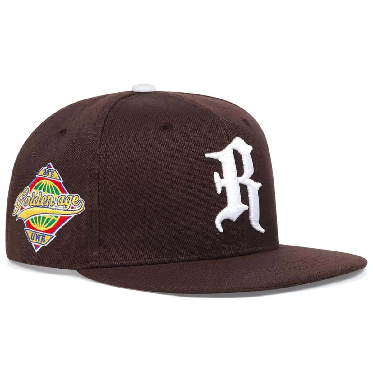 Gothic Letter R Embroidery Hip-hop Hats Spring and Autumn