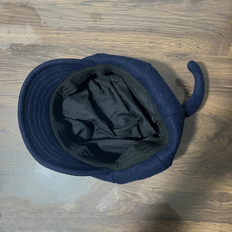 Hot Game Genshin Impact Scaramouche Cute Cat Cosplay Octagonal Hat Casual Wanderer Balladeer Beret Cap