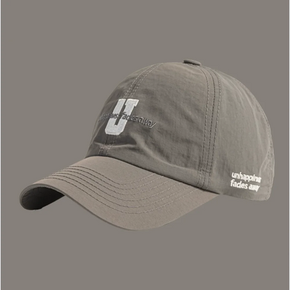 Baseball Cap Curved Brim Mesh Waterproof Embroidery Letter Hat