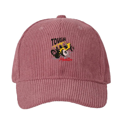 Corduroy Baseball Cap Men Off-Road Vehicle Pattern 4x4 Adventure Outdoor