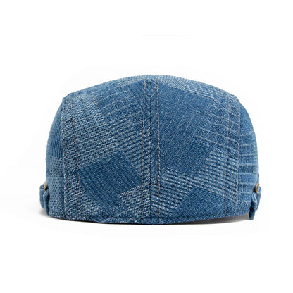 Denim Vintage Beret Men Newsboy Caps Summer