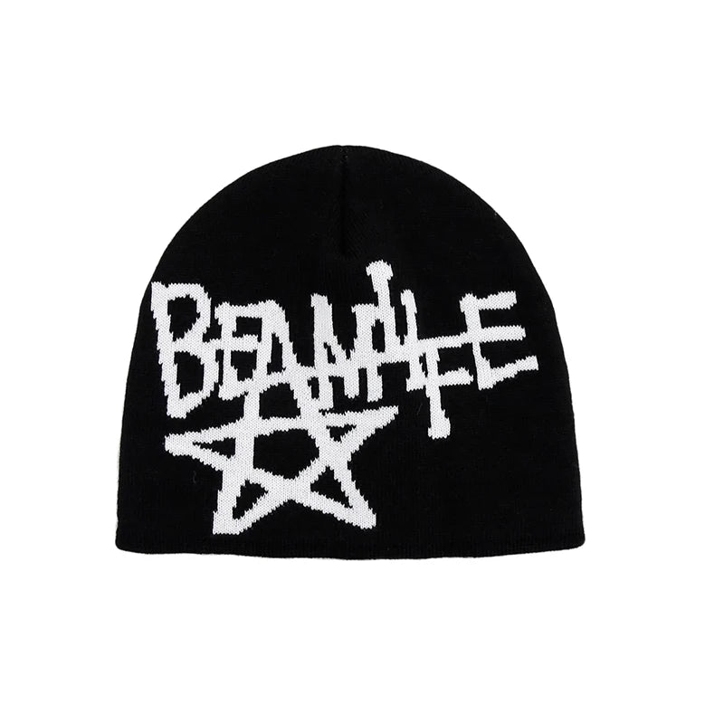 Women Hat Knitting Beanies Goth Tooth Caps Men