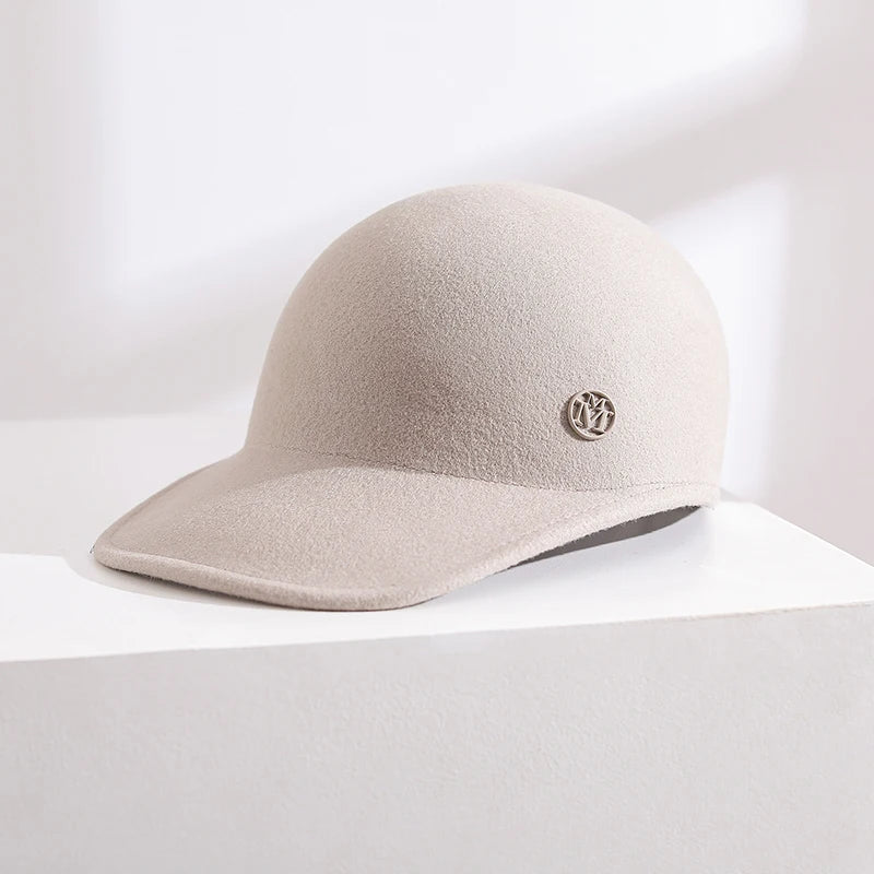 Trendy Classic Autumn And Winter Wool Baseball Caps