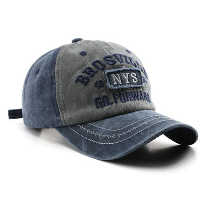 Retro Letter Baseball Cap For Women
