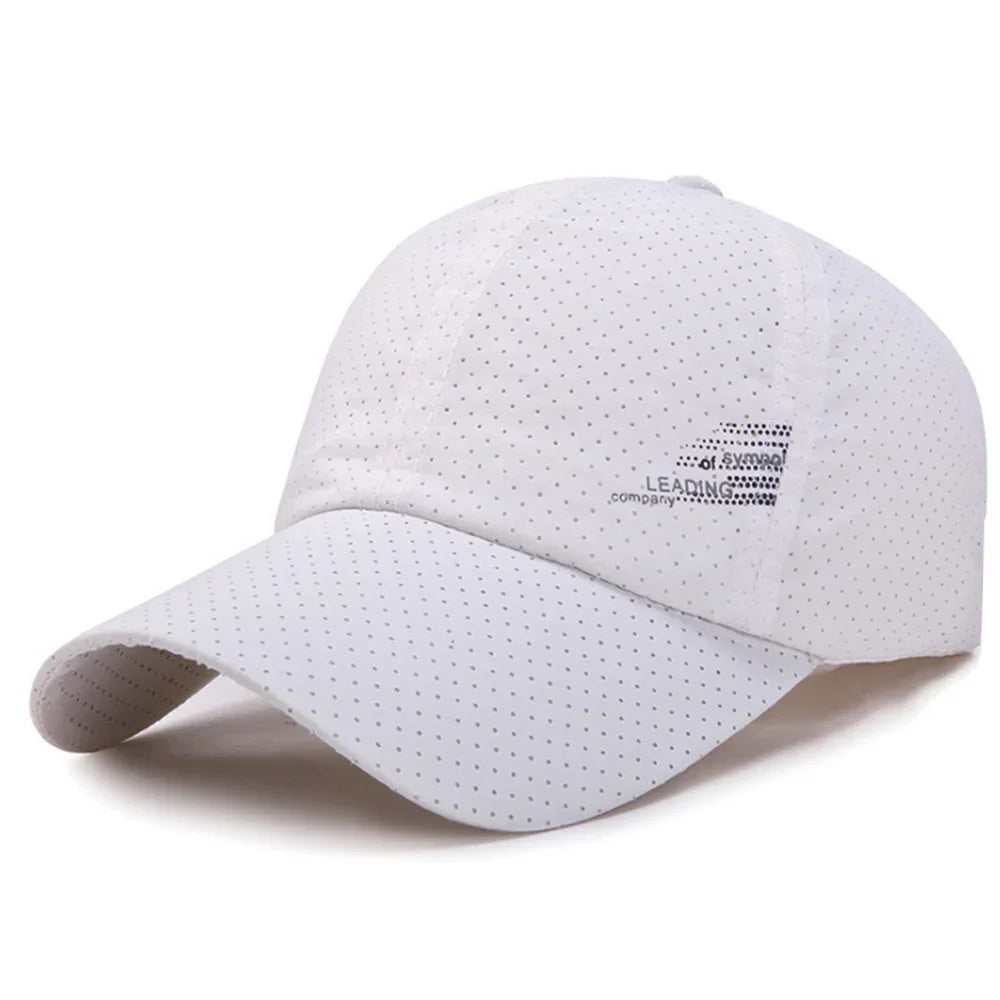 Summer Outdoor Sun Hats Quick Dry Women Men Golf Fishing  Adjustable Unisex Baseball Cap