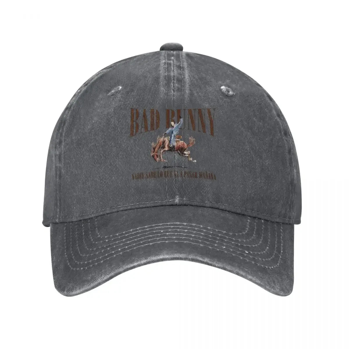 Tour Bad Bunny Nadie Sabe Baseball Caps Retro Distressed Washed Music Sun Cap
