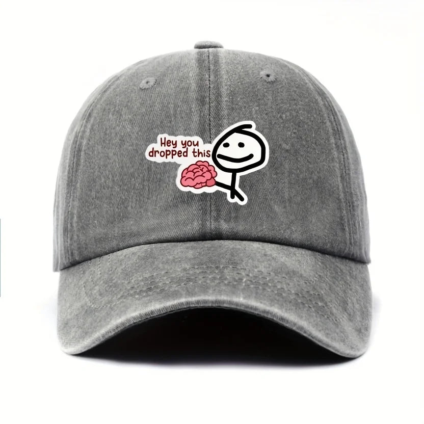 Fun Cartoon Printed Baseball Cap for both Men and Women