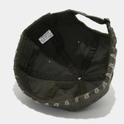 New Custom Logo Retro Washed Cotton Brimless Hat