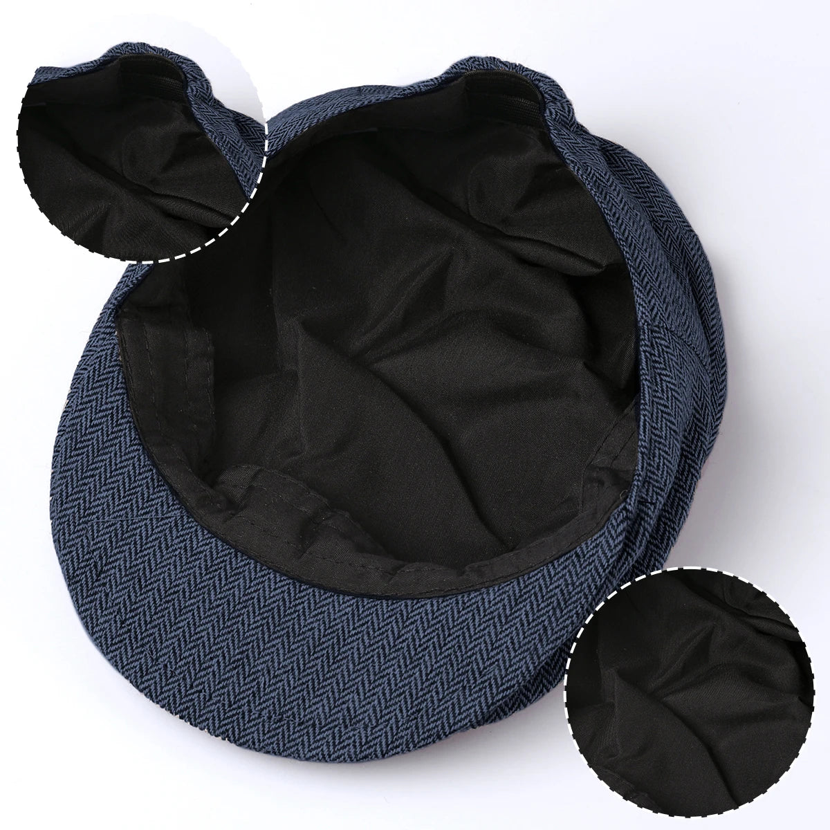 Baby Boys Herringbone Flat Hat Kids Vintage