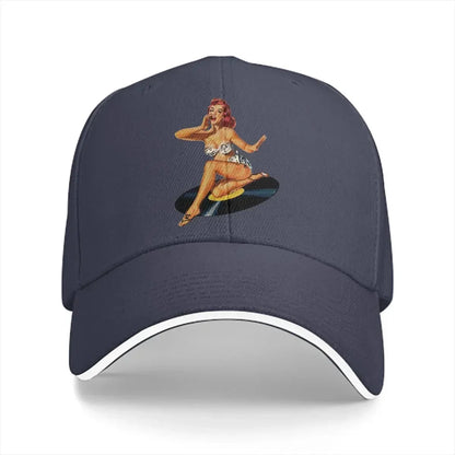 Summer Cap Sun Visor Goddess Pin Up Girl Hip Hop