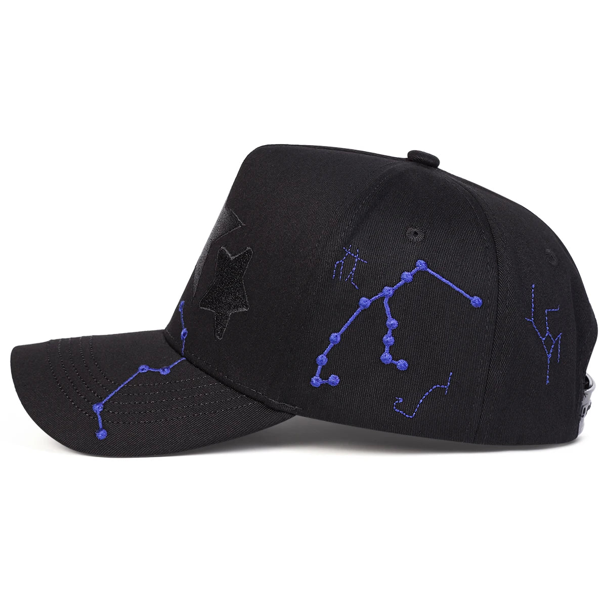 Unisex Star Embroidery Baseball Caps Spring Autumn Sports Cap
