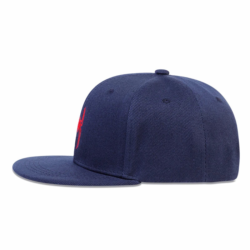 Children Spider Embroidery Baseball Caps Hip-Hop Hats Spring and Summer Outdoor Adjustable Casual Hats Boy Girl Trave