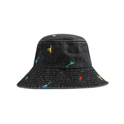 New Summer Beach Denim Bucket Hat For Women