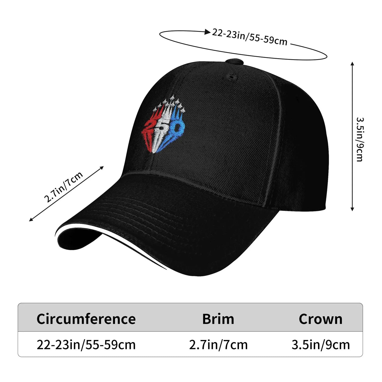 Summer Casual Baseball Cap 250 Years American