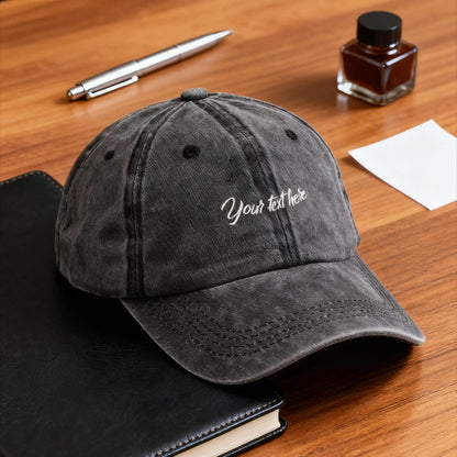 Washed Cotton Baseball Cap Men Women Personalized Fashion Sun Hats