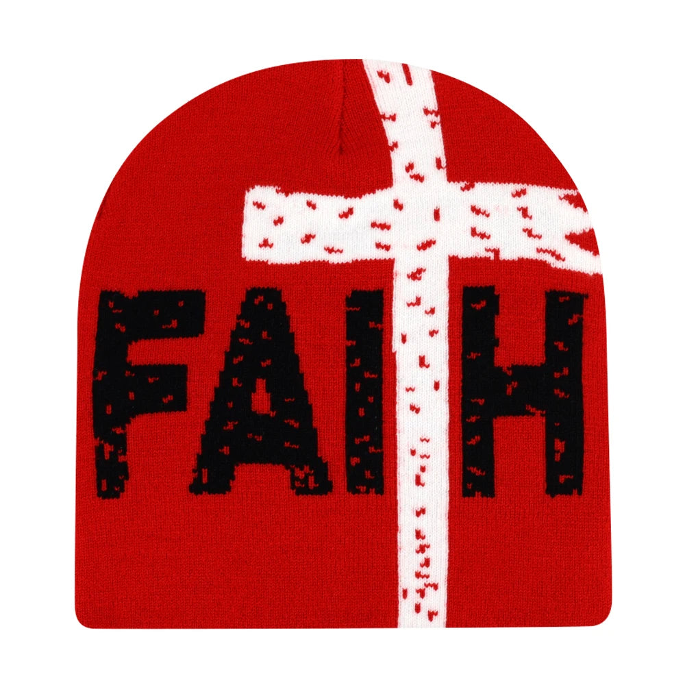 Y2k Letter Butter Knit Hats Skullies Beanies Autumn Winter Warm Hat