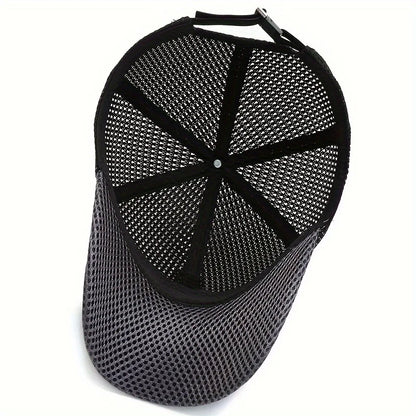 Quick-Dry Unisex Mesh Trucker Cap Adjustable, Lightweight & Breathable