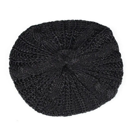 Winter Warm Vintage Ribbed French Artist Cap Painter Hat