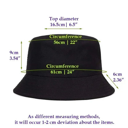 Shit Show Print Reversible Bucket Hat Funny Sarcastic Summer Fisherman