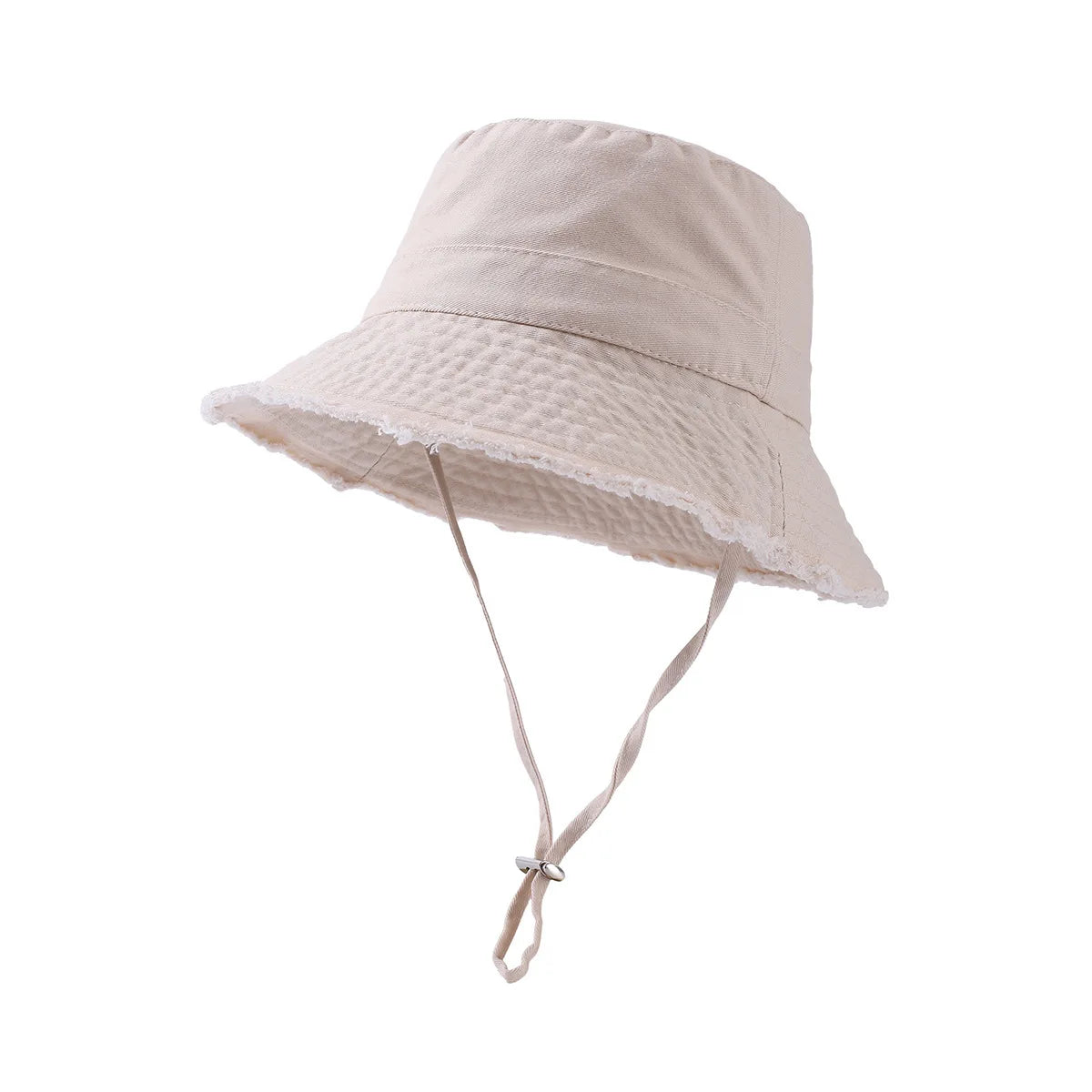 Summer Fisherman Cap For Women Solid Wide Brim Bucket Hat